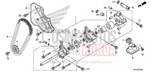 POMPE A HUILE GL1800CF de 2015